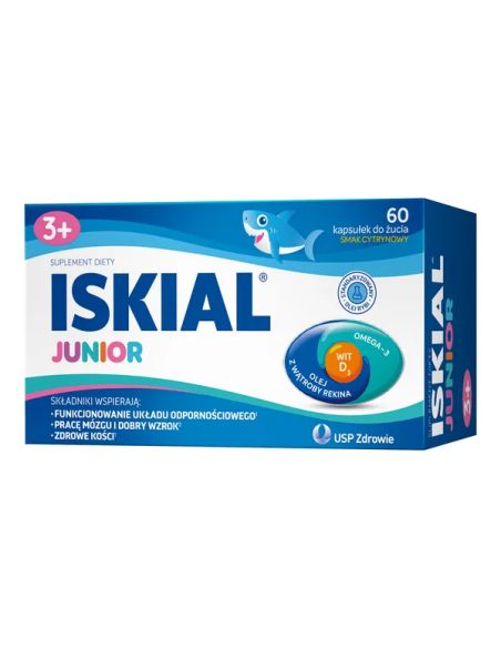 Iskial Junior 60 kapsułek do żucia