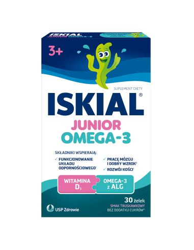 Iskial Junior Omega-3 żelki dla dzieci od 3...