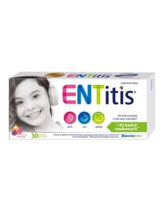ENTitis smak tutti frutti 30 pastylek do ssania