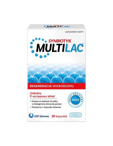 Multilac Synbiotyk 20 kapsułek