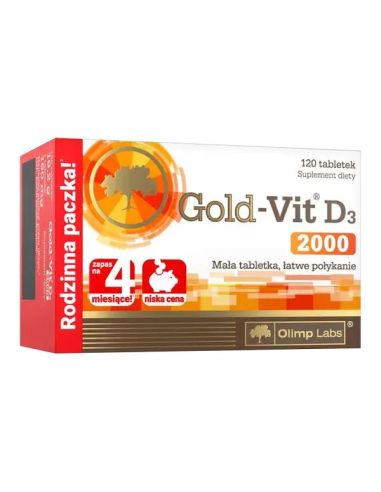 Olimp Gold-Vit D3 2000 j.m. 120 tabletek