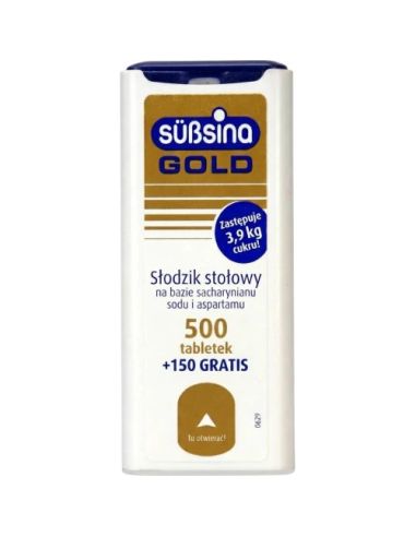 SUSSINA GOLD słodzik 650 tabletek