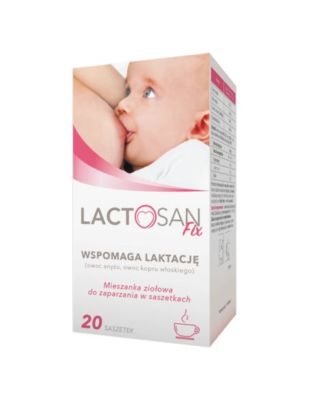 Lactosan Fix, mieszanka ziołowa do zaparzania, 1,5 g x 20 saszetek