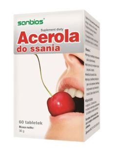 Acerola do ssania 60 tabletek SANBIOS