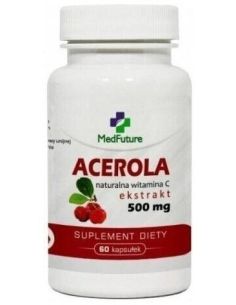 MedFuture Acerola ekstrakt 500 mg 60 kapsułek