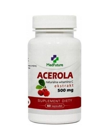 MedFuture Acerola ekstrakt 500 mg 60 kapsułek