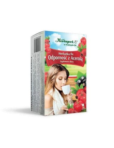 Herbatka Fix Odporność z acerolą saszetki, 20 szt.