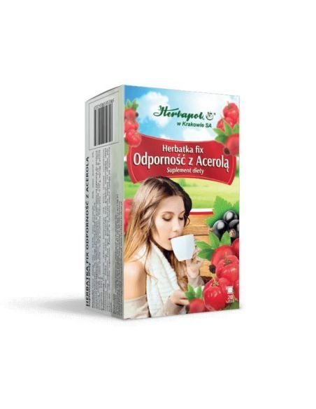 Herbatka Fix Odporność z acerolą saszetki, 20 szt.