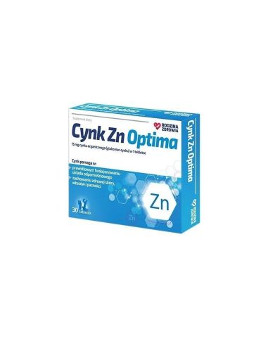 Rodzina Zdrowia, Cynk Zn Optima, tabletki, 30...