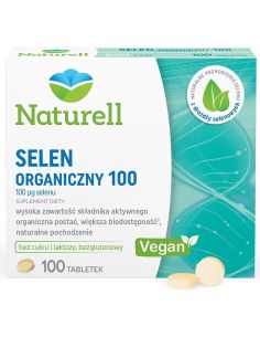 NATURELL Selen Organiczny 100ug 100 tabletek