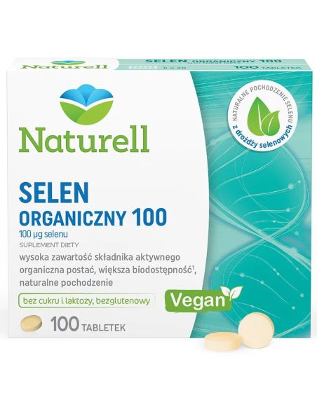 NATURELL Selen Organiczny 100ug 100 tabletek