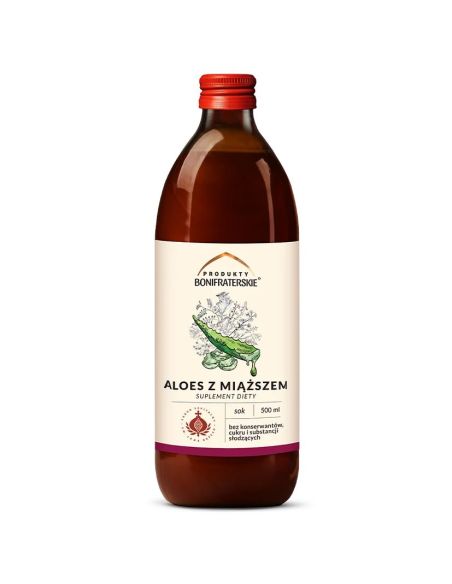 ALOES sok z miąższem 500ml PRODUKTY BONIFRATERSKIE