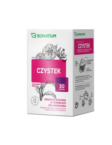Bonatium Czystek Herbatka ziołowa 30 saszetek