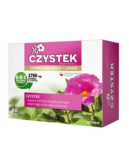 Colfarm Czystek, kapsułki twarde, 60 szt.