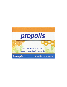 Farmapia Propolis, tabletki do ssania, 16 sztuk