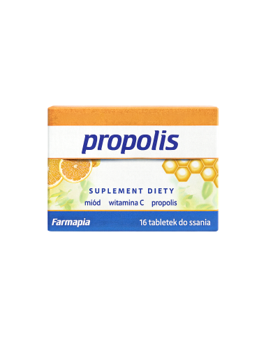 Farmapia Propolis, tabletki do ssania, 16 sztuk