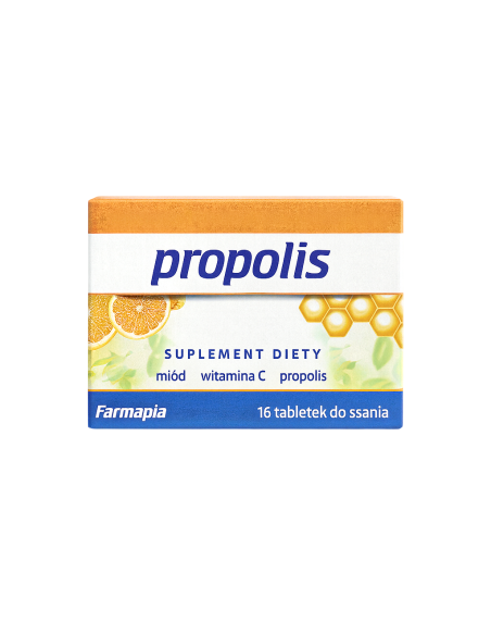 Farmapia Propolis, tabletki do ssania, 16 sztuk