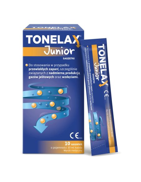 Tonelax Junior, płyn, 30 ml x 10 saszetek