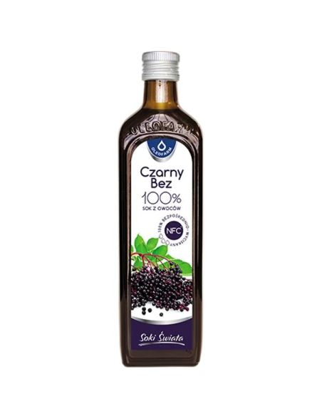 Oleofarm Sambuvital sok z owoców czarnego bzu 100%, 490 ml