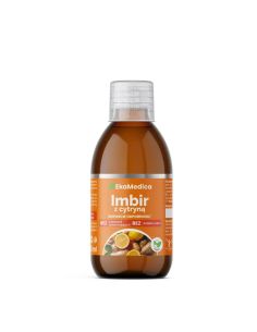 IMBIR Z CYTRYNA bez cukru płyn 250 ml EkaMedica