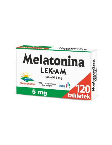 Melatonina Lek-Am 5 mg 120 tabletek