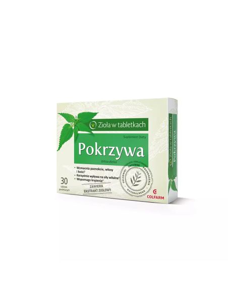 Pokrzywa 30 tabletek powlekanych COLFARM