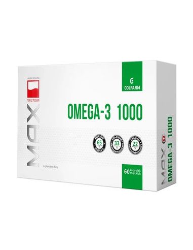 Omega 3 Max 1000 COLFARM 60 kapsułek