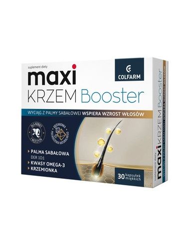 Maxi Krzem Booster 30 kapsułek