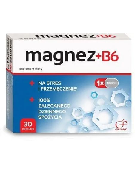 Magnez + B6 30 kapsułek