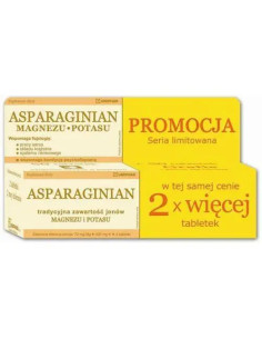 Asparaginian Magnezu Potasu 100 tabl.
