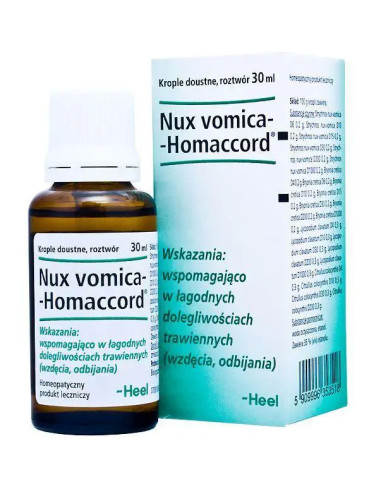 Heel Nux Vomica Homaccord krople 30 ml