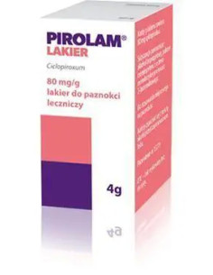 Pirolam 80 mg/g lakier do paznokci leczniczy 4 g