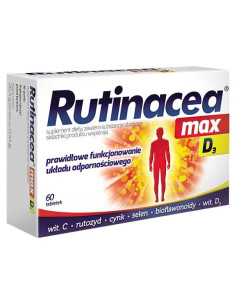 Rutinacea Max D3 60 tabl.