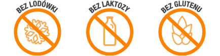 Bez lodówki, bez kaltozy, bez glutenu - grafiki