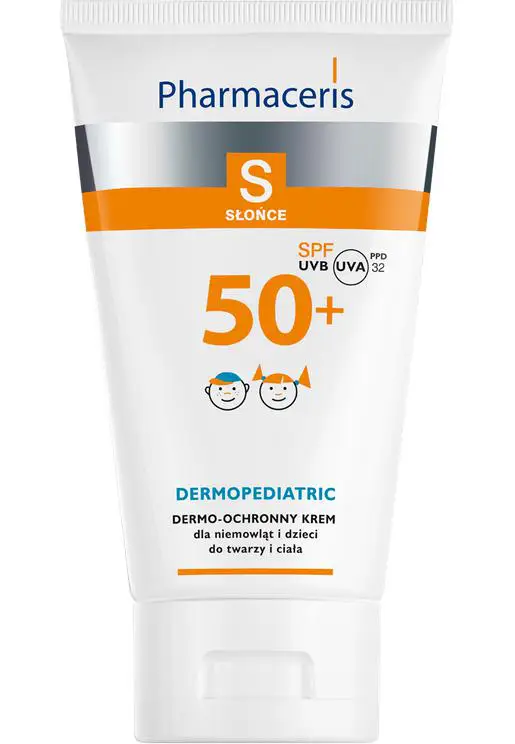 Pharmaceris S Dermo-ochronny krem SPF 50+ do twarzy i ciała dla niemowląt i dzieci 125 ml - 1 - Apteka HIT