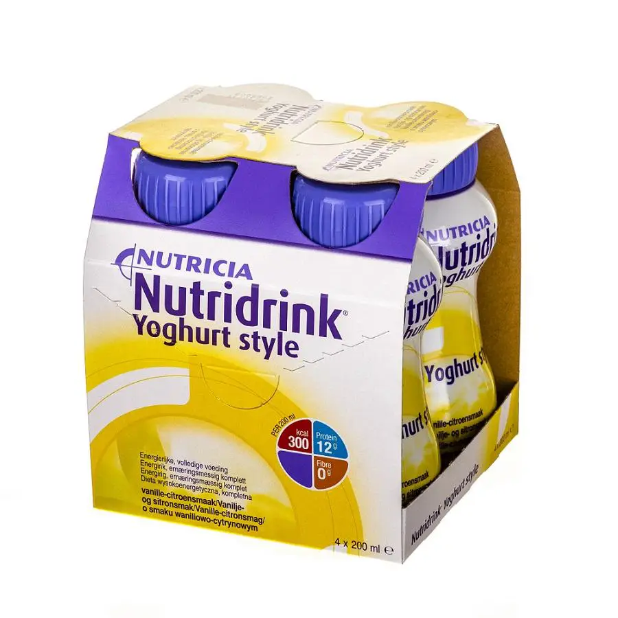 Nutricia Nutridrink Yoghurt Style o smaku waniliowo-cytrynowym 4 x 200 ml - 1 - Apteka HIT