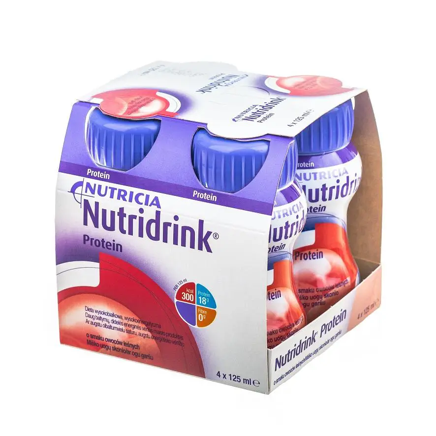 Nutricia Nutridrink Protein o smaku owoców leśnych 4 x 125 ml - 1 - Apteka HIT