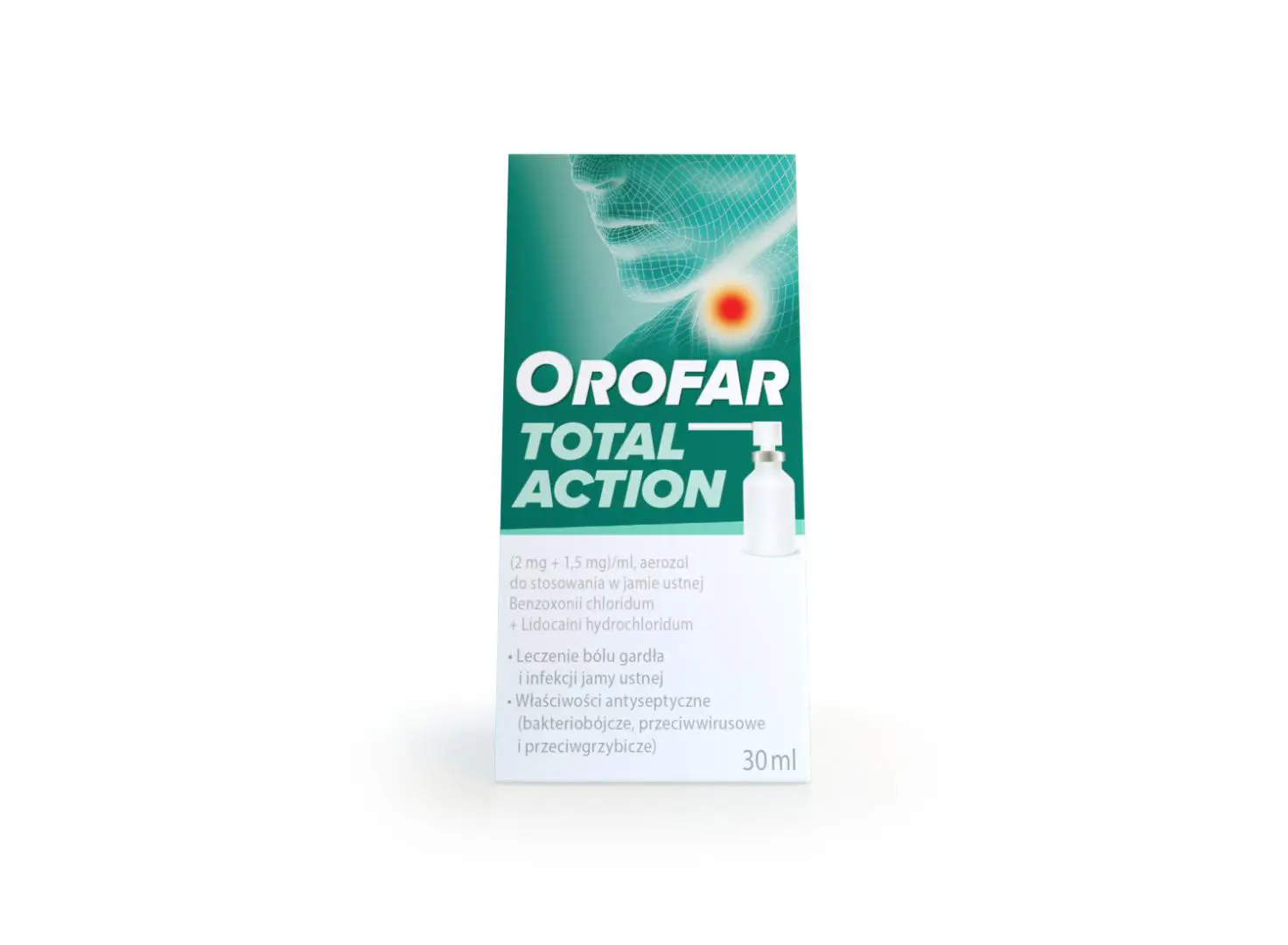 Orofar Total Action aerozol do stosowania w jamie ustnej 30 ml - 1 - Apteka HIT