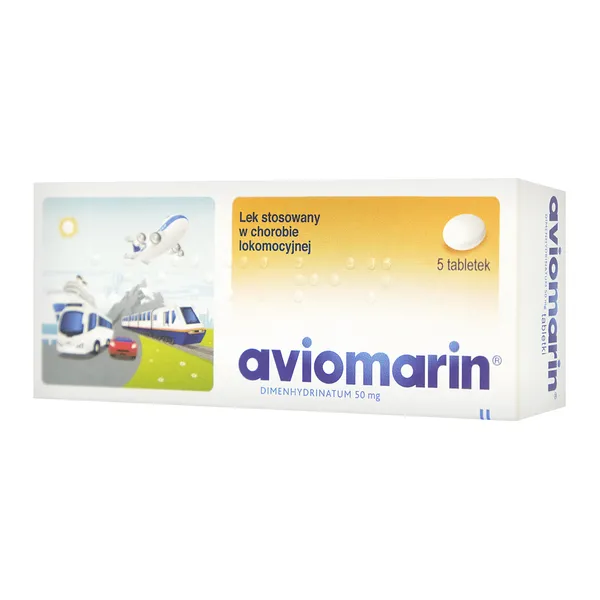 Aviomarin 50 mg 5 tabl. - 1 - Apteka HIT