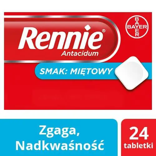 Rennie Antacidum 24 tableteki do ssania - 1 - Apteka HIT