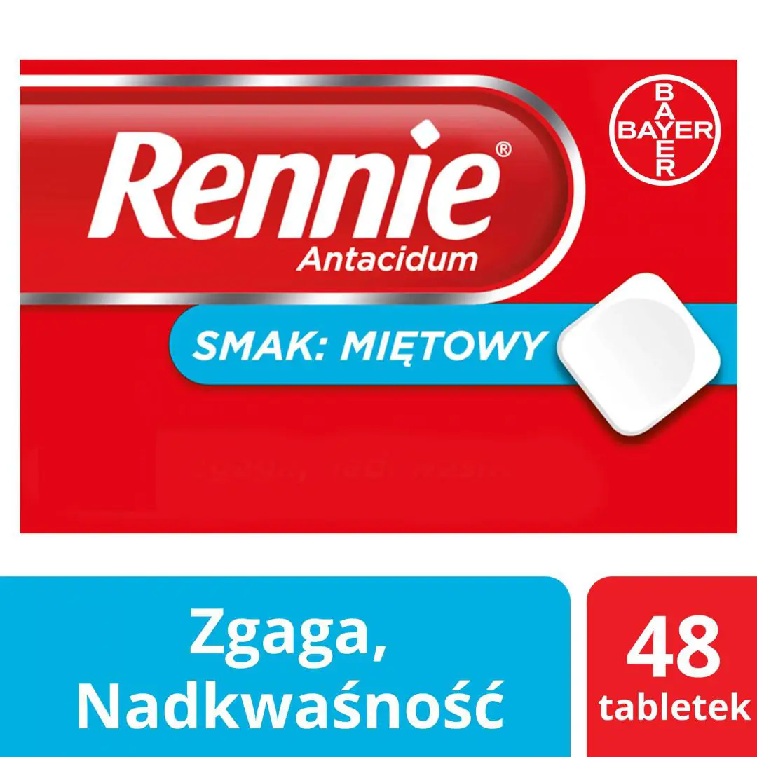 Rennie Antacidum 48 tabletek do ssania - 1 - Apteka HIT