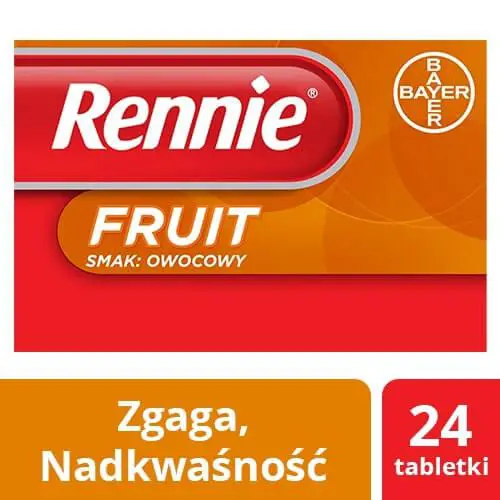 Rennie Fruit 24 tabletki do ssania - 1 - Apteka HIT