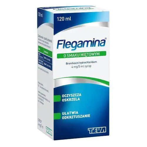 Flegamina syrop o smaku miętowym 120 ml - 1 - Apteka HIT