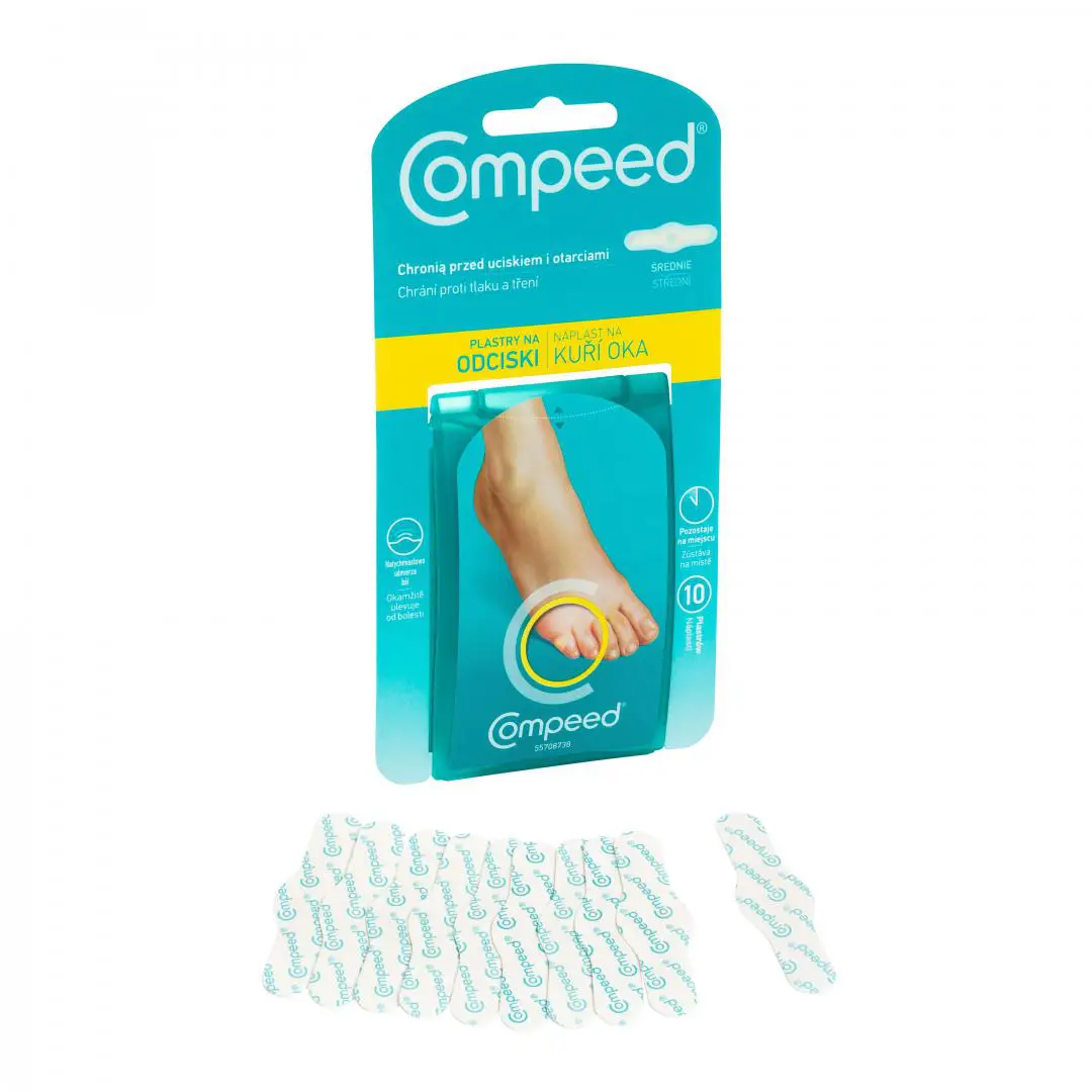 Compeed plastry na odciski średnie 10 sztuk - 1 - Apteka HIT