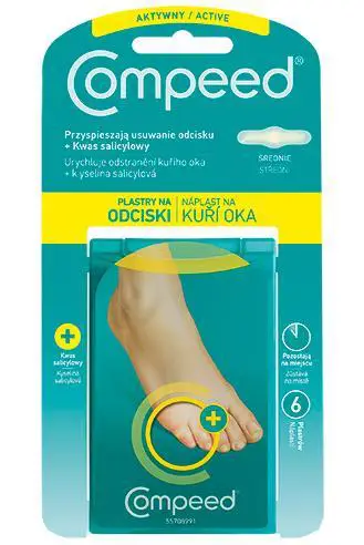 Compeed plastry na odciski na palcach średnie 6 szt. - 1 - Apteka HIT