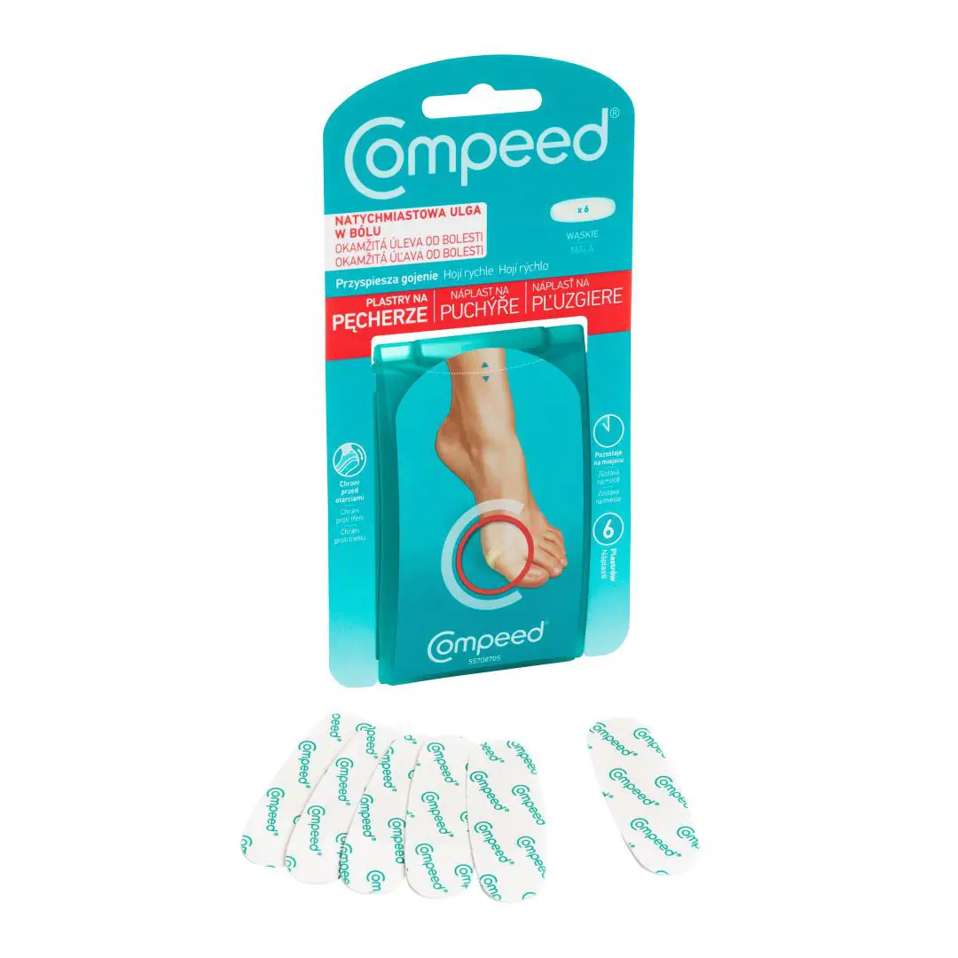 Compeed plastry na pęcherze wąskie 6 szt. - 1 - Apteka HIT