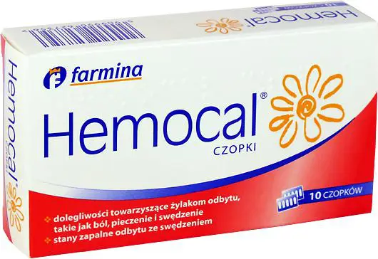 Hemocal 10 czopków - 1 - Apteka HIT