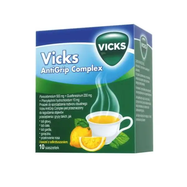 Vicks AntiGrip Complex smak cytrynowy 10 sasz. - 1 - Apteka HIT