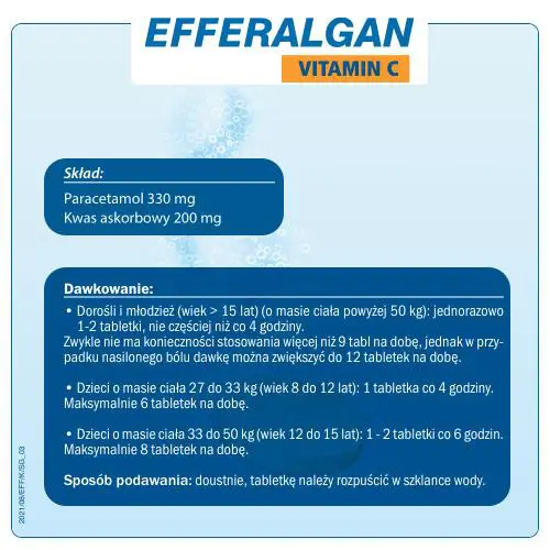 Efferalgan Vitamina C 20tabl. - 3 - Apteka HIT