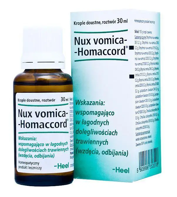 Heel Nux Vomica Homaccord krople 30 ml - 1 - Apteka HIT